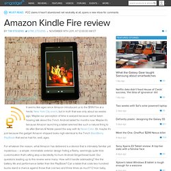 Amazon Kindle Fire review