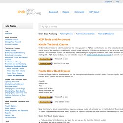 Amazon Kindle Direct Publishing: Get help with self-publishing your book to Amazon's Kindle Store