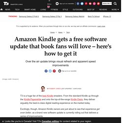 Amazon Kindle gets a free software update that book fans will love – here's how to get it