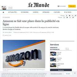 Amazon se fait une place dans la publicité en ligne