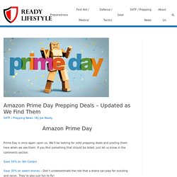 Amazon Prime Day Prepping Deals - Updated as We Find Them
