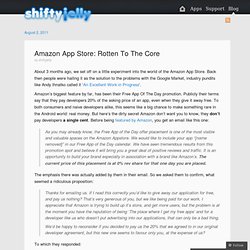 Amazon App Store: Rotten To The Core