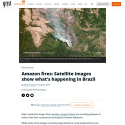 Amazon fires: Satellite images show what’s happening in Brazil