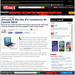 Amazon.fr élu site d'e-commerce de l'année 2012