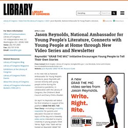 Jason Reynolds, National Ambassador for Young People's Literature, Connects w...
