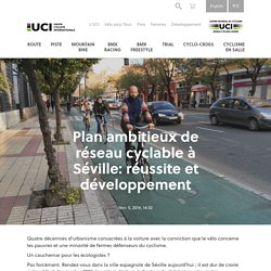 Plan ambitieux de réseau cyclable à Séville: réussite et développement