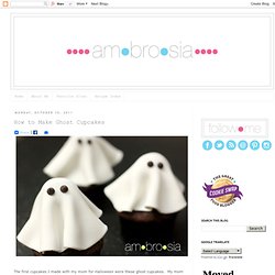 How to Make Ghost Cupcakes