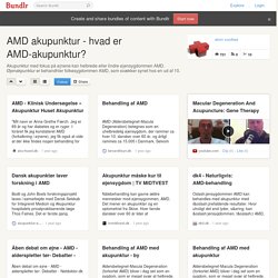 AMD akupunktur - hvad er AMD-akupunktur?