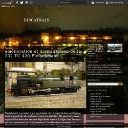 amélioration et digitalisation de la 232 TC 420 Fleischmann - biscatrain
