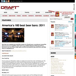 America’s 100 best beer bars: 2011 » Beer BeerFeature HomepageFeature