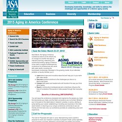 2012 Aging in America Conference