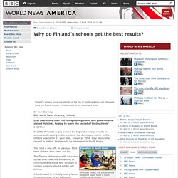 World News America - Why do Finland's schools get the best results?