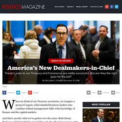 America’s New Dealmakers-in-Chief