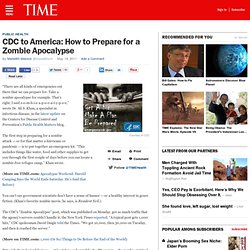 CDC to America: How to Prepare for a Zombie Apocalypse