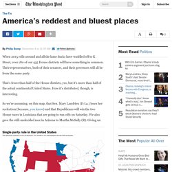 America’s reddest and bluest places