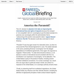 America the Paranoid?