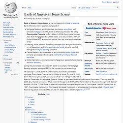 Bank of America Home Loans