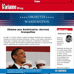 Obama aux Américains: dormez tranquilles