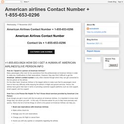 American airlines Contact Number + 1-855-653-0296: American Airlines Contact Number + 1-855-653-0296