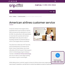 American airlines customer service number +1-855-653-0624(USA)