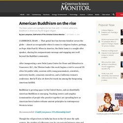 American Buddhism on the rise