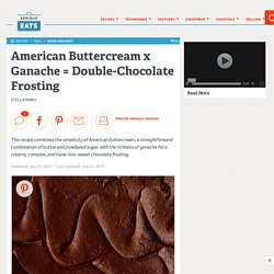 American Buttercream x Ganache = Double-Chocolate Frosting