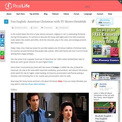Fun English: American Christmas with TV Shows (Seinfeld)