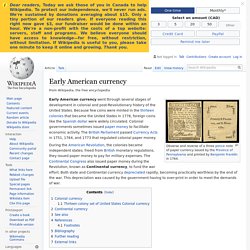 Early American currency - Wikipedia