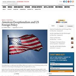American Exceptionalism and US Foreign Policy - Foreign Policy Journal