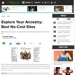 African-American Genealogy: The Best No-Cost Websites