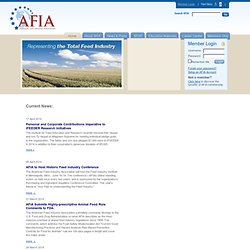 American Feed Industry Association (AFIA) home