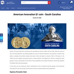 American Innovation $1 coin - South Carolina