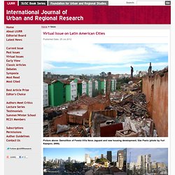 Virtual Issue on Latin American Cities