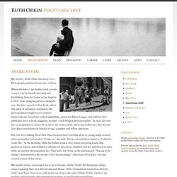 Ruth Orkin Photo Archive