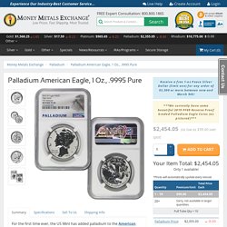 Buy 1 oz American Palladium Eagle Coins (US Mint)