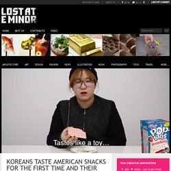 Koreans taste American snacks for the first time and their reactions are priceless