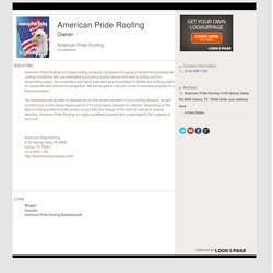 American Pride Roofing on LookUpPage