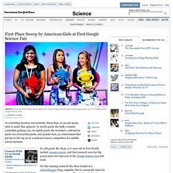 American Girls Sweep Google’s First Science Fair