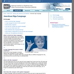 American Sign Language