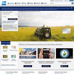American Express Mexico – Homepage
