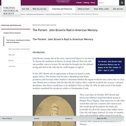 The Portent: John Brown's Raid in American Memory  