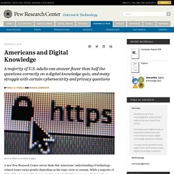 Americans and Digital Knowledge