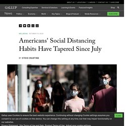 Americans' Social Distancing Habits Have Tapered Since July