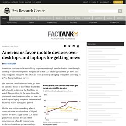 Mobile News: Pew Research Center