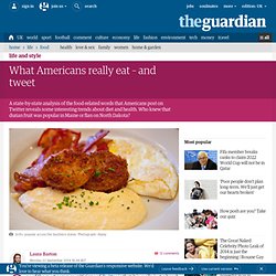 What Americans really eat – and tweet