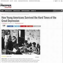 How Young Americans Survived the Hard Times of the Great Depression