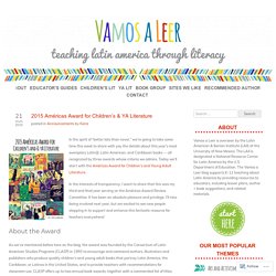 2015 Américas Award for Children’s & YA Literature