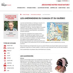 Les Amérindiens du Canada et du Québec