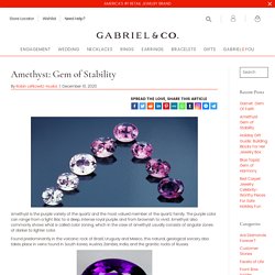 February Birthstone - Gabriel Blog