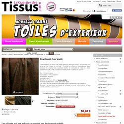 Skai Simili Cuir Vieilli - Tissus Ameublement - www quartierdestissus com - vente de tissus au mètre